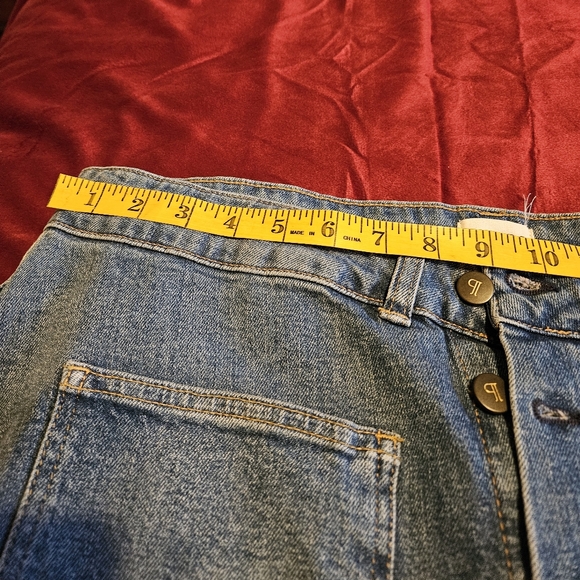 NWOT Anthropolgie Philcro Denim Button-Front Maxi Skirt Sz 18w - Picture 9 of 10